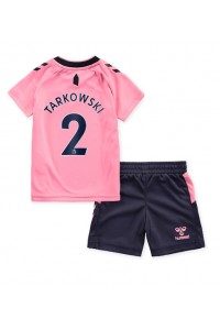 Fotbalové Dres Everton James Tarkowski #2 Dětské Venkovní Oblečení 2022-23 Krátký Rukáv (+ trenýrky)